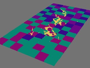 the surface is broken 3D Modell
