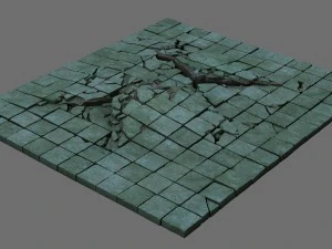 the surface is broken 3D Model