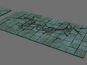 the surface is broken 3D Model