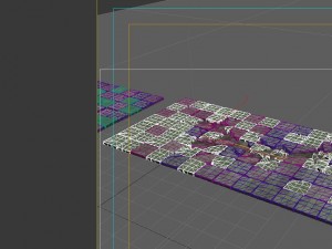 the surface is broken 3D Modell