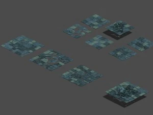 कालकोठरी - टूटी हुई ज़मीन 3D मॉडल