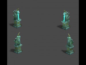 dungeon - statue Modelo 3D