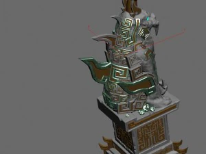 dungeon - statue 3D Model