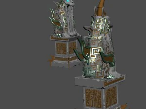 dungeon - statue 3D Model