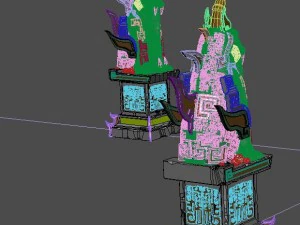 dungeon - statue 3D Model