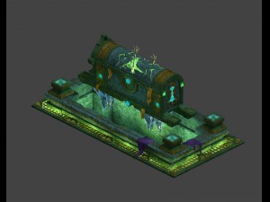 dungeon - coffin 02 Model 3D