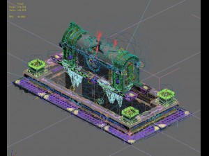 dungeon - coffin 02 Model 3D