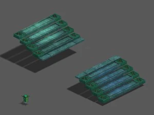 masmorra - escadas Modelo 3D