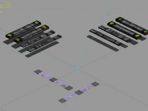 dungeon - stairs 2 3D Model