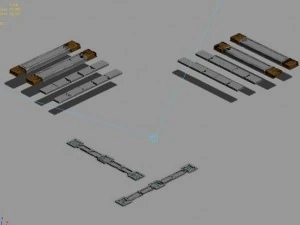 dungeon - stairs 2 3D Model