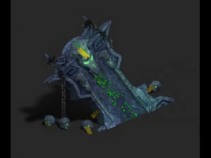 underground city - tombstone 3D Model