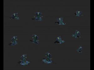 underground city - tombstone 3D 모델