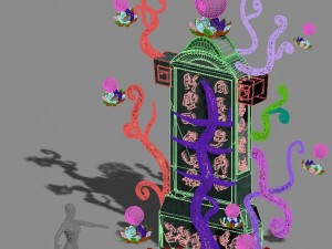 dungeon - tombstone 02 Modelo 3D