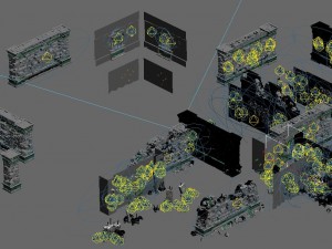underground city - wall 3D Model