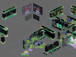 underground city - wall 3D Model