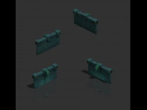 dungeon - wall 03 3D Model