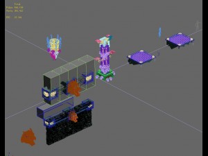 underground city - debris Model 3D