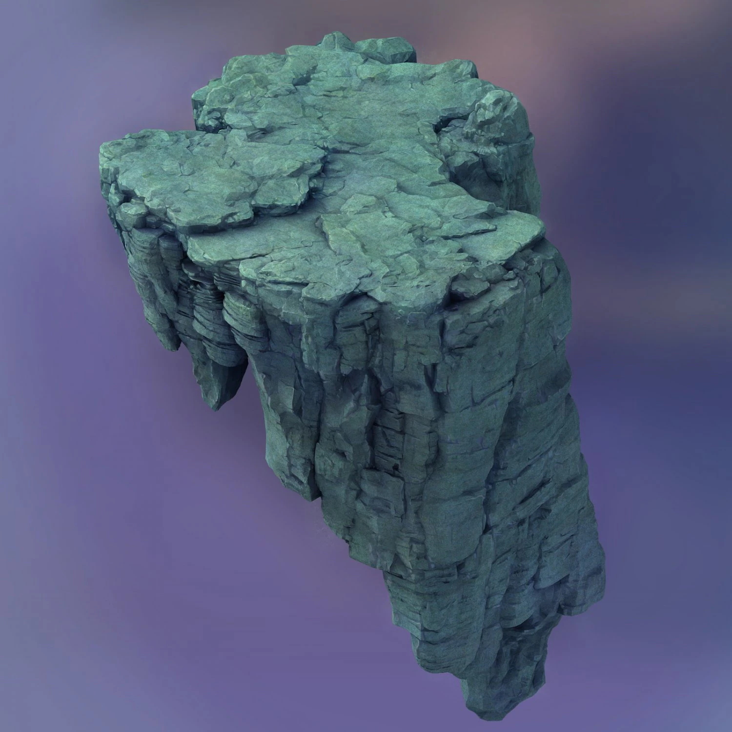 terrain - stone 3D Model .c4d .max .obj .3ds .fbx .stl .blend 