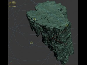 terrain - stone 3D Modell