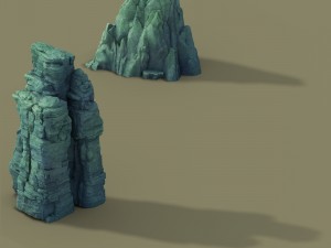 terrain - stone 02 3D Model