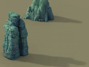 terrein - steen 02 3D Model