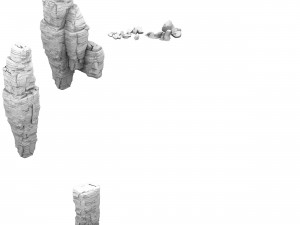 terrain - stone 03 3Dモデル
