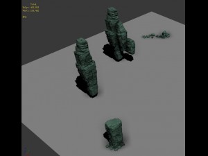 terrain - stone 03 3Dモデル