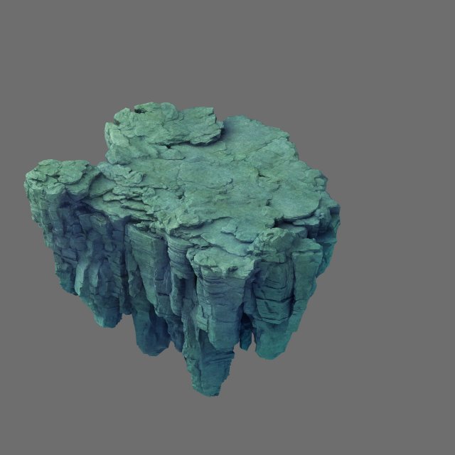 terrain - stone 04 3D 模型 .c4d .max .obj .3ds .fbx .stl .blend