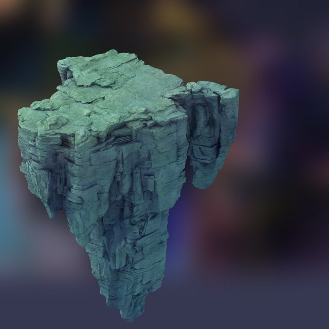 terrain - stone 05 Modelo 3D .c4d .max .obj .3ds .fbx .stl .blend