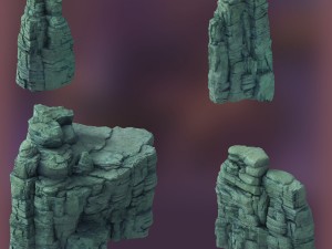 terrain - stone 07 Modelo 3D