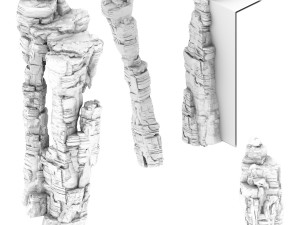 terrain - stone 08 Model 3D