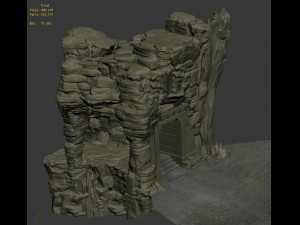 terrain - stone 09 3D 模型