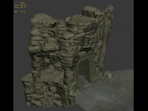 terrain - stone 09 3D Model
