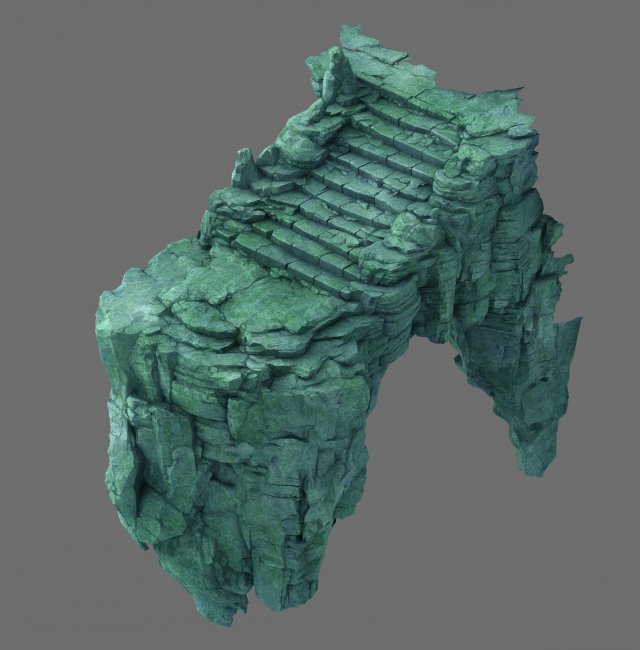 terrain - stone 13 3D Model .c4d .max .obj .3ds .fbx .stl .blend 