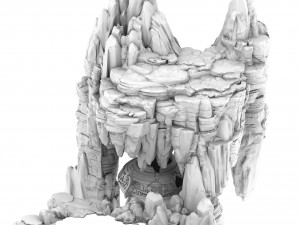 terrain - stone 14 Modello 3D