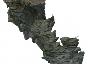 terrain - stone road 02 Model 3D