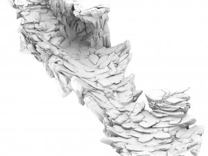terrain - stone road 02 Model 3D