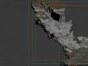 terrain - stone road 02 Model 3D