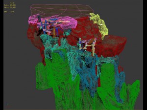 terrain - stone road 03 3D Model