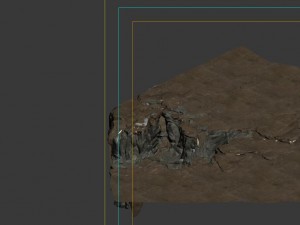 terrain - stone road 04 3D मॉडल