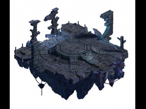 square life and death altar 3D 모델