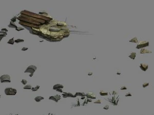 ru&iuml;nes - kleine voorwerpen 3D Model