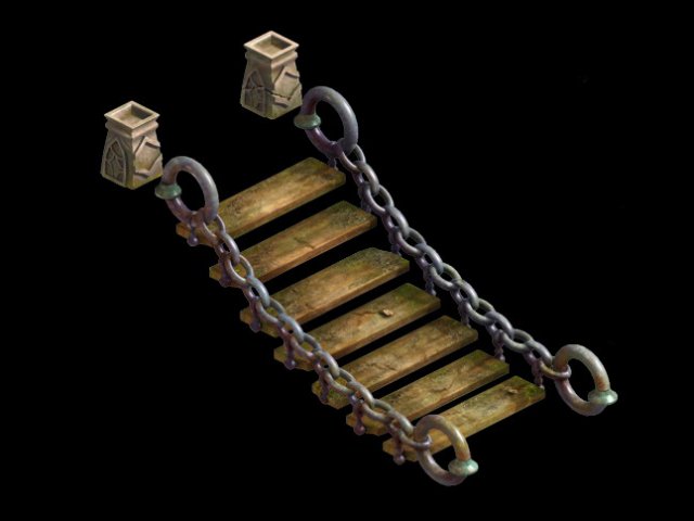 vermont ridge - iron bridge 3D Модель .c4d .max .obj .3ds .fbx .stl .blend 