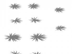 game model - prairie scene - desert plants 01 3D 모델
