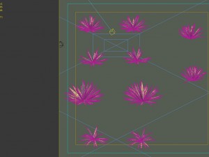 game model - prairie scene - desert plants 01 3D 모델