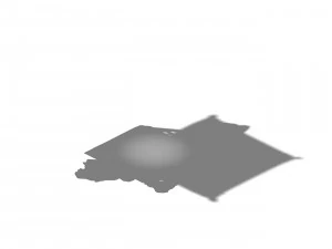 game model - prairie scene - gazebo 01 3D Model
