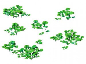 game model - prairie scene - grass 01 01 Modelo 3D