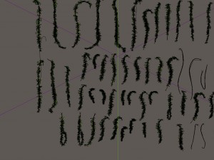 game model - prairie scene - ivy 03 01 Model 3D