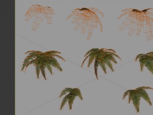 game model - prairie scene - ivy 04 01 3D Model