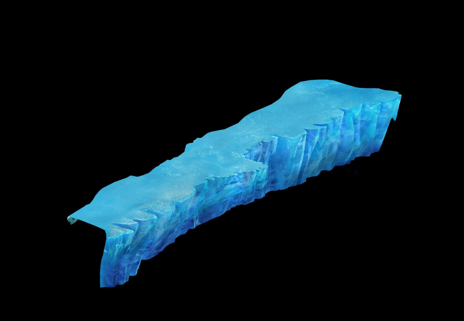 game model - snow - cliff 001 01 3D Model .c4d .max .obj .3ds .fbx .stl .blend 